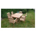 TEXIM BALI I - záhradný jedálenský stôl + 6 x kreslo STUCKING/NEW