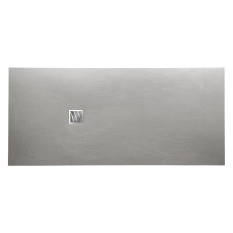 GELCO - MITIA sprchová vanička z liateho mramoru, obdĺžnik 160x90cm, šedá PMS16090