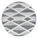 Kusový koberec Pisa 4709 Grey kruh - 80x80 (průměr) kruh cm Ayyildiz koberce