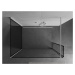 MEXEN/S - Kioto Sprchová zástena WALK-IN 120 x 110 x 40 cm, čierny vzor, biela 800-120-110-221-2