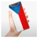 Odolné silikónové puzdro iSaprio - Czech Flag - Samsung Galaxy A80