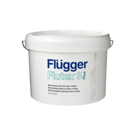 FLÜGGER FLUTEX 3 PLUS - Akrylátová farba na steny a stropy biela 2,8 L