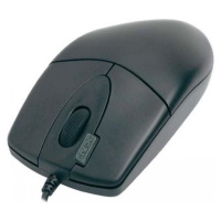 A4tech OP-620D, myš, 2click, 1 koliesko, 3 tlačidlá, USB, čierna