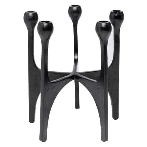 Stacky svietnik čierny 31 cm Kare Design