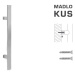 FT - MADLO kód 841S 40x10 mm ST ks NEM - nerez matná (F60) 300 mm 40x10 mm