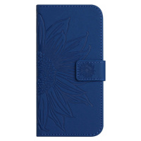 Diárové puzdro na TCL 30 SE/305/306 Skin Feel Sun Flower modré