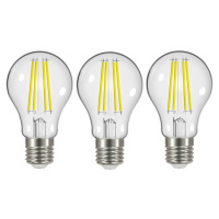 LED filament E27 3,8W 2 700K 806lm číra sada 3 ks