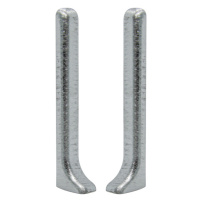 Koncovka k soklu Progress Profile hliník kartáčovaný lesklý strieborná, výška 60 mm, TPZCTBS605