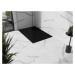 MEXEN/S - Stone+ obdĺžniková sprchová vanička 110 x 90, čierna, mriežka čierna 44709011-B