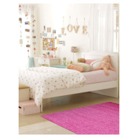 Kusový koberec Efor Shaggy 7182 Pink - 60x115 cm Mono Carpet