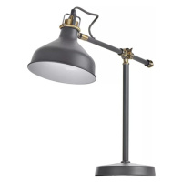 Sivá stolová lampa (výška 56 cm) Harry – EMOS