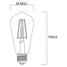 Sylvania E27 filament LED ST64 4W 2 700K 840 lm