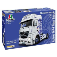 Italeri Model Kit truck Mercedes-Benz Actros MP4 Giga Space 1:24