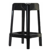 PEDRALI - Nízka barová stolička RUBIK 582 DS - čierna