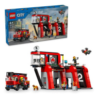 LEGO® City 60414 Hasičská stanica s hasičským vozidlom