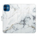 Flipové puzdro iSaprio - SilverMarble 15 - iPhone 12 mini