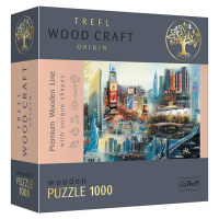 Trefl Drevené puzzle 1000 - New York - koláž