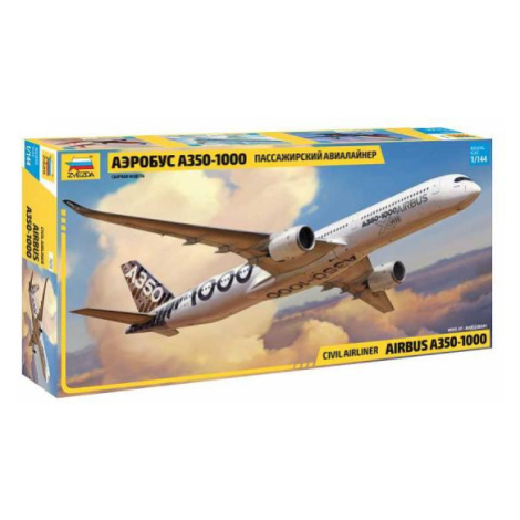 Model Kit letadlo 7020 - Airbus A-350-1000 (1:144) Zvezda