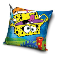 CARBOTEX obliečka na vankúš Sponge Bob hore nohami, 40 × 40 cm