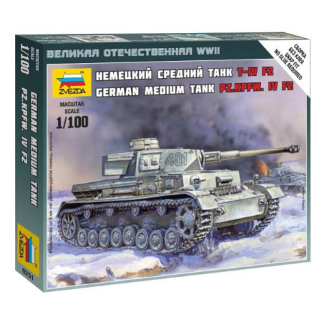 Wargames (WWII) tank 6251 - Panzer IV Ausf.H (1:100) Zvezda