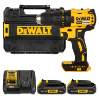 DEWALT 18V XR Aku vŕtačka bez príklepu, 2x 1,5 Ah DCD777S2T-QW