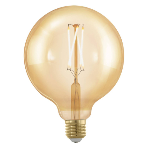 LED žiarovka E27 G125 4W 1 700 K filament zlatá EGLO
