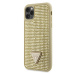 Guess Rhinestones Triangle Metal Logo Kryt pre iPhone 11 Pro Gold