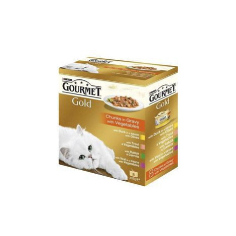 Gourmet Gold Mltp cons. cat pieces in juice 8x85g + Množstevná zľava Purina