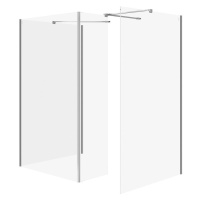 CERSANIT - SET B808 WALK-IN MILLE POHYBLIVÁ STENA CHRÓM 90X90X90X30X200 VIR S601-195