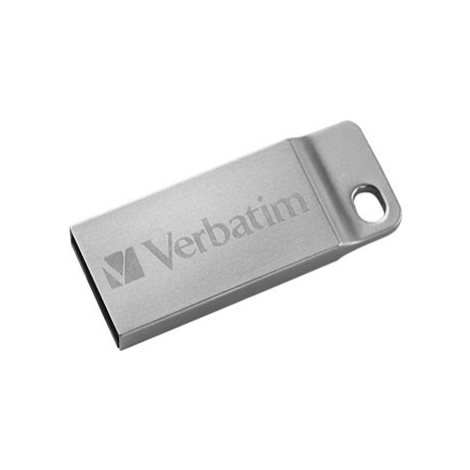 Verbatim USB flash disk, USB 2.0, 16GB, Metal Executive, Store N Go, stříbrný, 98748, USB A, s p