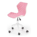 Sconto Detská stolička SUZAAN 1 ružová/biela