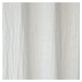 Biely ľanový ľahký záves s pútkami Linen Tales Daytime, 250 x 130 cm