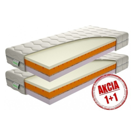 Texpol LEA - komfortný, zdravotný matrac z pamäťovej peny v akcii 1+1 2 ks 80 x 200