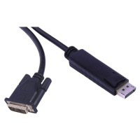 PremiumCord DisplayPort na DVI kábel 3m