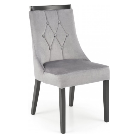 Jedálenská stolička MODULO 50 cm šedá/čierna Halmar