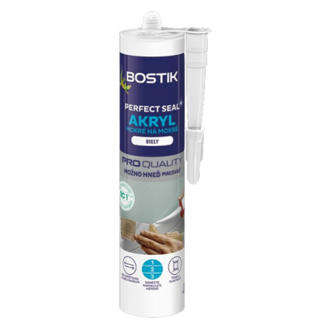 BOSTIK PERFECT SEAL AKRYL - Akrylátový tmel mokré na mokré biela 0,3 L