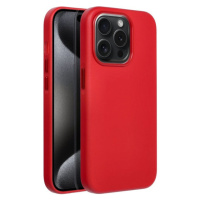 Leather Mag Cover for IPHONE 15 PRO red