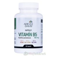 Adelle Davis VITAMÍN B5, kys. pantoténová 100 mg 60 kapsúl