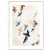 Obraz 30x40 cm Abstract Birds – Malerifabrikken