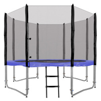 mamido Trampolína s ochrannou sieťou a rebríkom 305 cm modrá