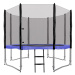 mamido Trampolína s ochrannou sieťou a rebríkom 305 cm modrá