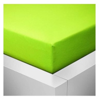 Chanar Plachta na posteľ Jersey Standard 90 × 200 cm zelená