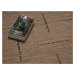 Kusový koberec FLOORLUX Coffee/Black 20008 – na ven i na doma - 60x110 cm Devos koberce