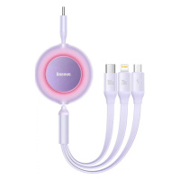 Kábel Baseus Bright Mirror 4, USB-C 3-in-1 cable for micro USB / USB-C / Lightning 100W / 3.5A 1