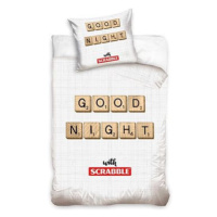 CARBOTEX obojstranné Scrabble dobrú noc 140 × 200 cm