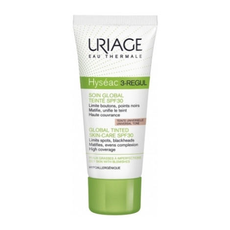 URIAGE Hyséac 3-Regul Tónovací krém proti nedokonalostiam pleti SPF30 40 ml