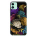 Odolné silikónové puzdro iSaprio - Dark Flowers - iPhone 11