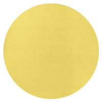 Kusový koberec Fancy 103002 Gelb - žlutý kruh - 133x133 (průměr) kruh cm Hanse Home Collection k