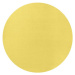 Kusový koberec Fancy 103002 Gelb - žlutý kruh - 133x133 (průměr) kruh cm Hanse Home Collection k