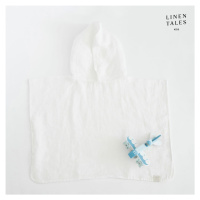 Biely ľanový detský župan veľkosť 2-4 roky - Linen Tales
